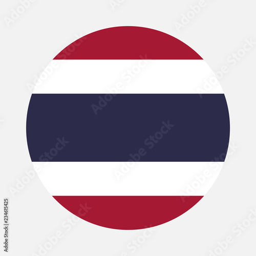 Thailand flag circle