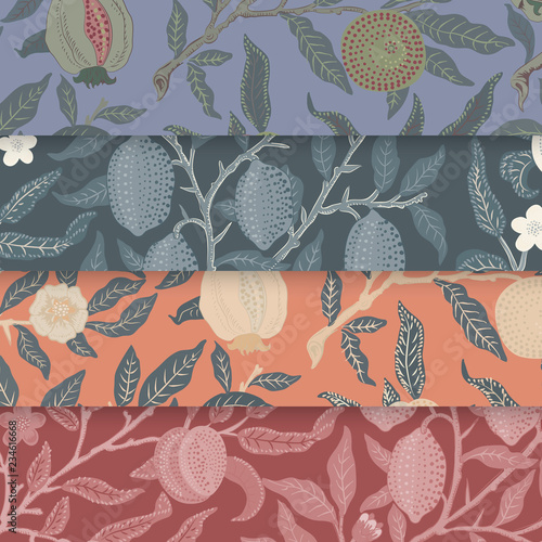 Fruit or Pomegranate by William Morris (1834-1896). Original from The MET Museum. Digitally enhanced by rawpixel.