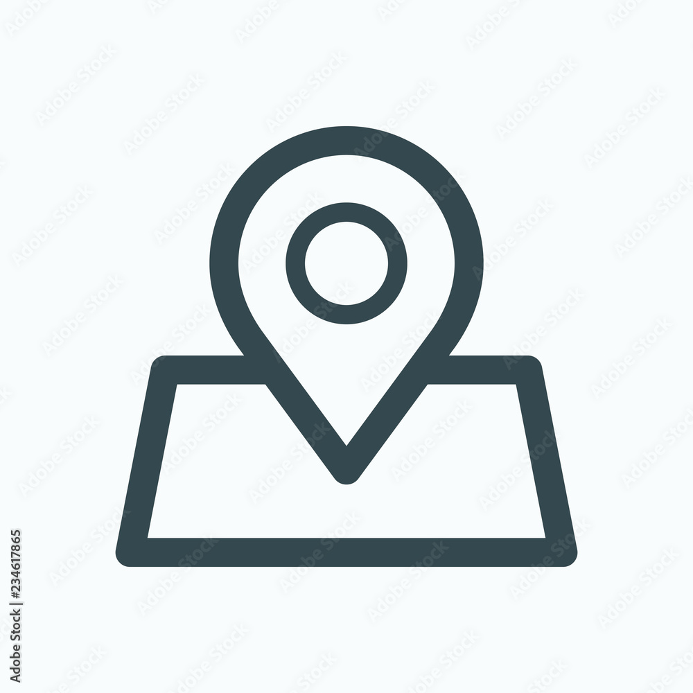 Map location marker vector icon Map location marker vector icon