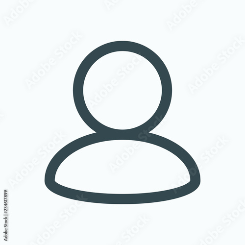 Profile user vector icon