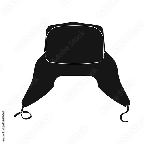 Isolated object of headgear and cap icon. Set of headgear and accessory stock vector illustration.