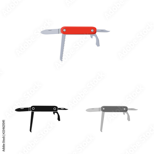 Vector illustration of mountaineering and peak icon. Collection of mountaineering and camp stock symbol for web.