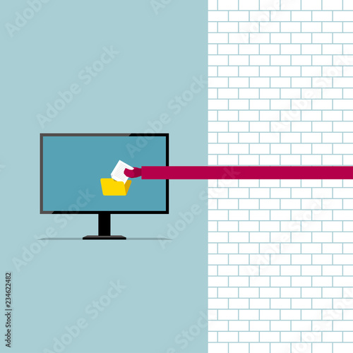 Program bug, hackers steal file data.