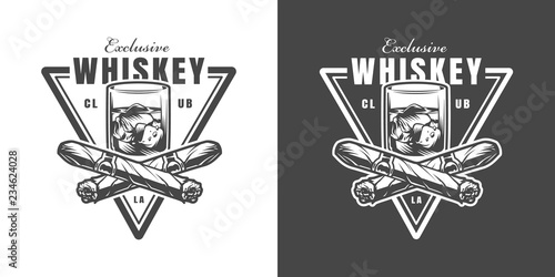 Vintage whisky club emblem