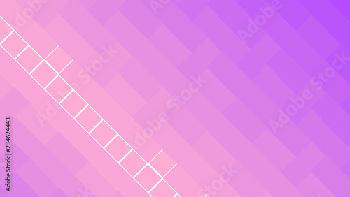 Abstract neon viole and peach background. Rectangular geometric pattern. Abstract vector illustration, horizontal