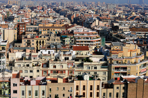 Fototapeta Naklejka Na Ścianę i Meble -  Cityscape of Barcelona, Spain