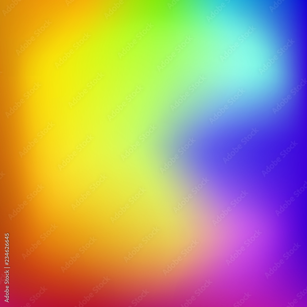 Abstract colorful blurred gradient mesh vector background. Eleme