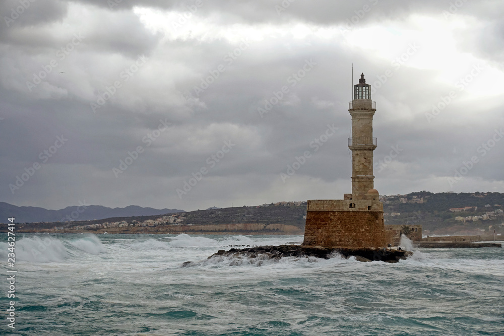 Lighthouse, Chania, Greece 
