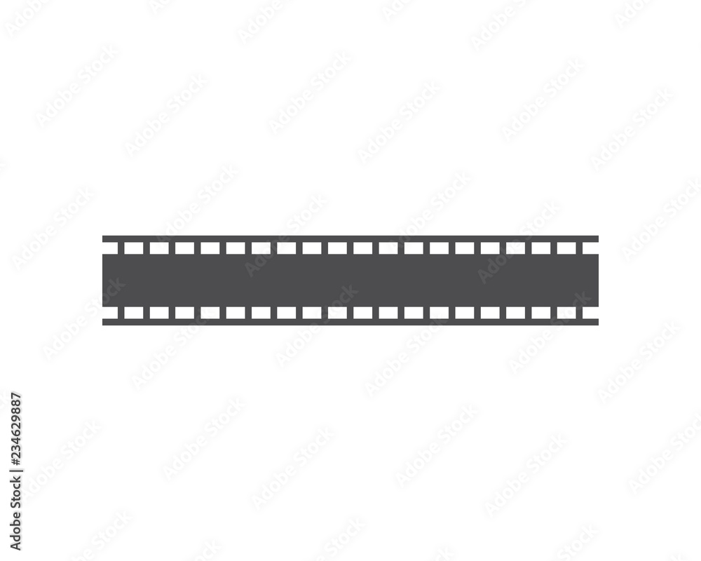 filmstrip vector template