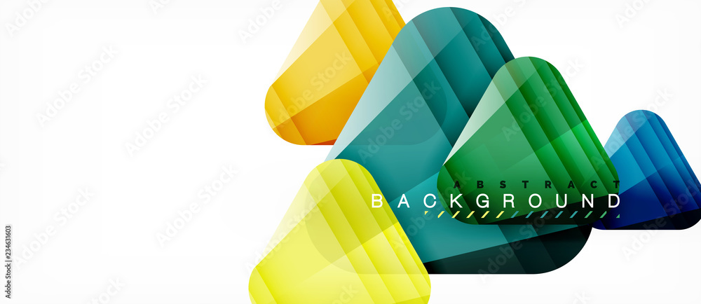 Geometric abstract background, triangles Geometric abstract background, triangles