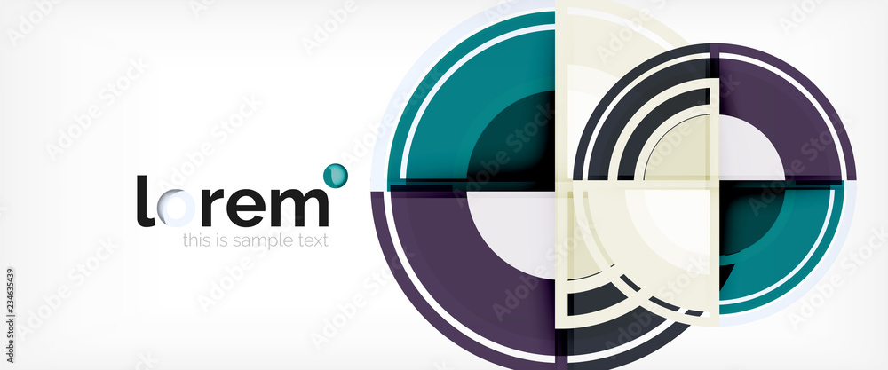 Multicolored round shapes abstract background Multicolored round shapes abstract background