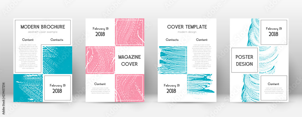 Cover page design template. Business brochure layo Cover page design template. Business brochure layo