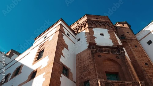  view of Mahkama du Pacha, or Pacha’s courthouse in habous , was built as both a court of justice and an events area for state occasions.Casablanca, Morocco photo