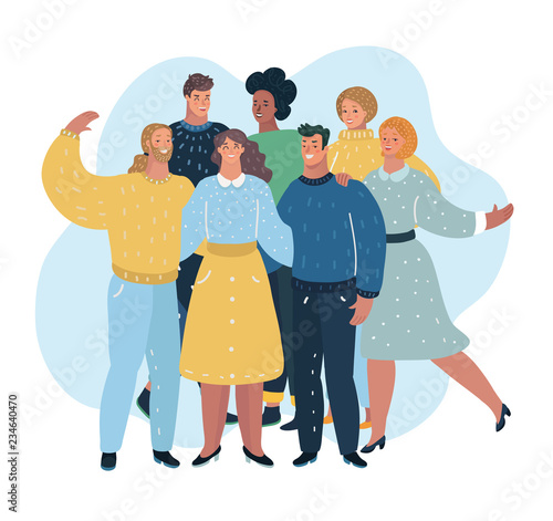 Group of people standing together
