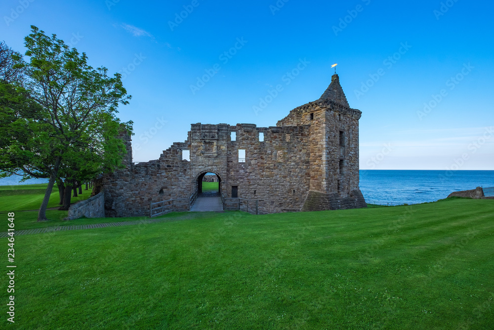 Ruine der Burg von St. Andres in Schottland