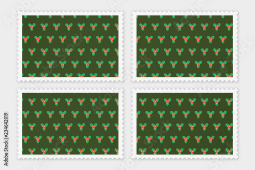 Briefmarken-Set - Stechpalme