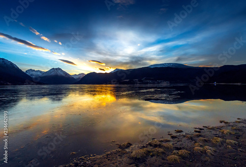 Coast of the Norwegian Sea.Tromso