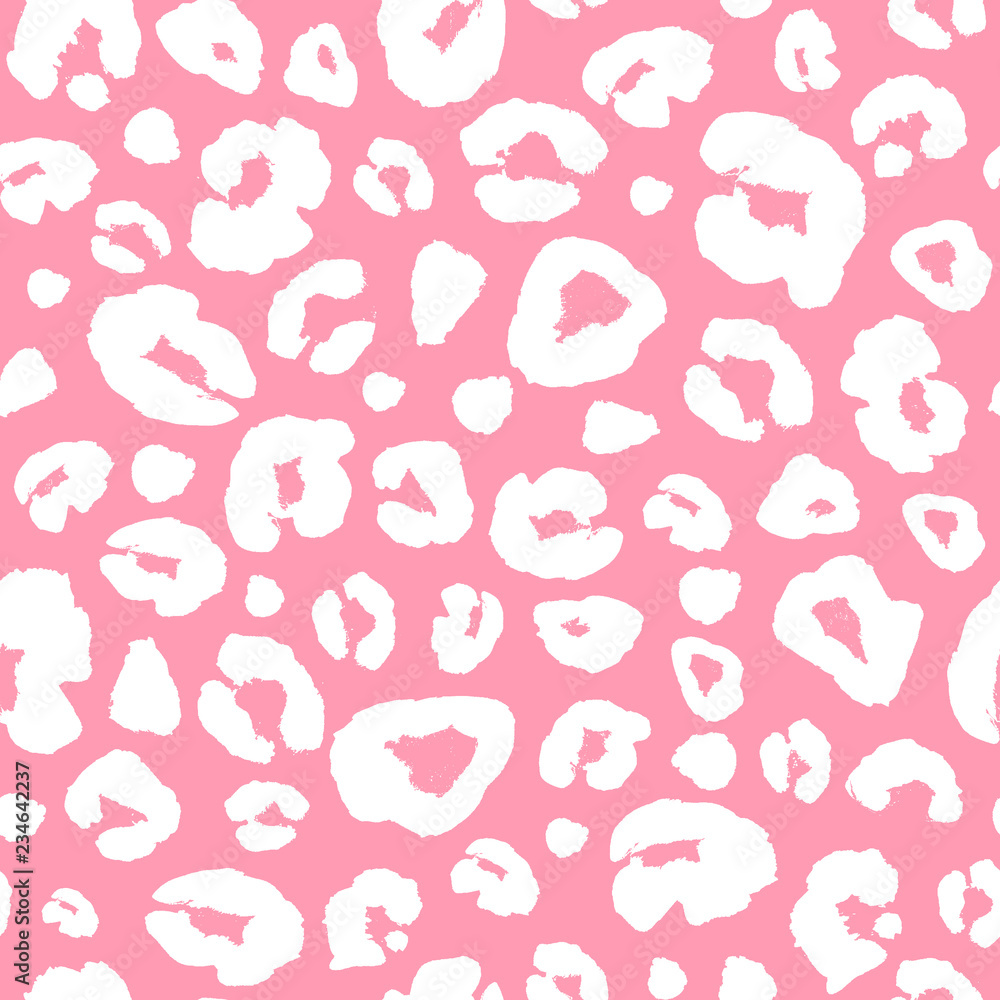 Leopard skin print seamless pattern background. Animal fur spot abstract camouflage texture. Leopard skin print seamless pattern background. Animal fur spot abstract camouflage texture.