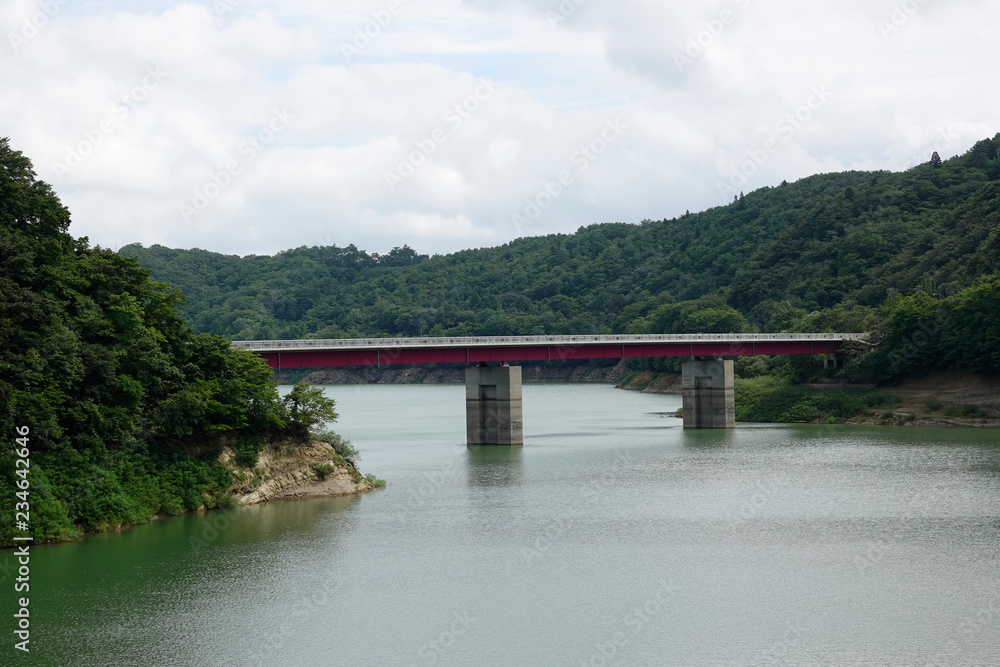 Fototapeta premium 湖と橋