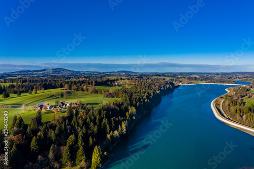 Premer Lechsee, Prem, Lech, Füssen, Bavaria, Germany