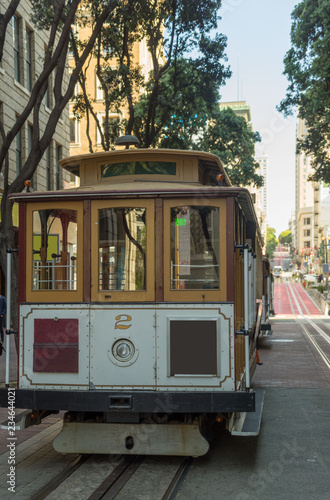 famous San Francisco cable car