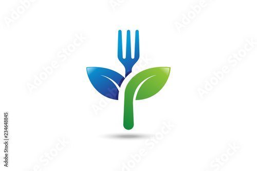 Healthy food logo.
