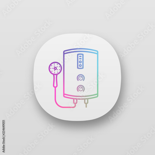 Electric tankless water heater app icon
