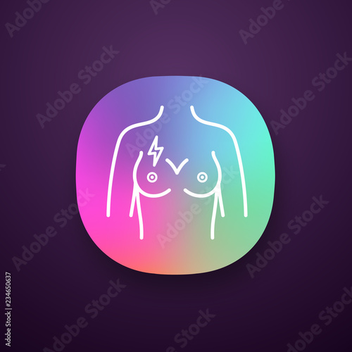 Breast pain app icon