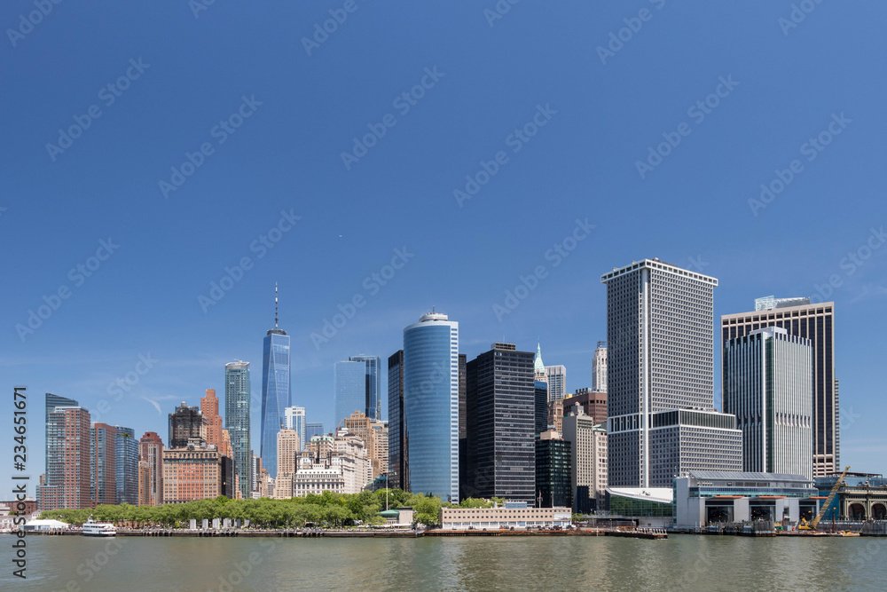 View of lower Manhattan