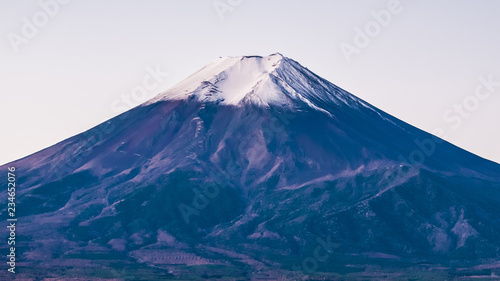 日本、世界遺産、富士山の絶景、秋、朝
