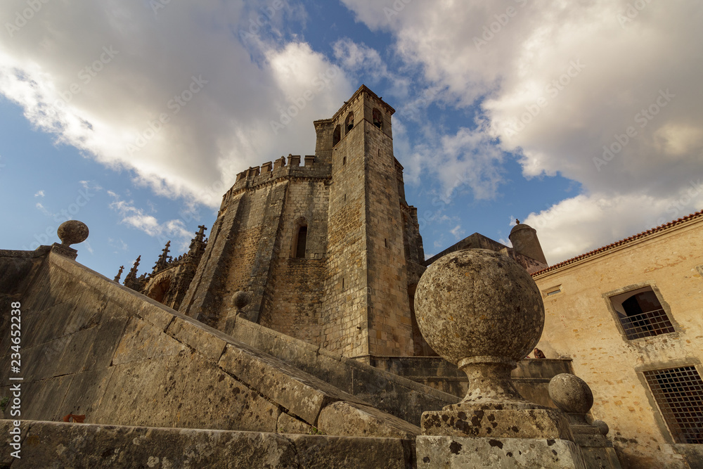 Convent of tomar portugal taken with a wide angle lens