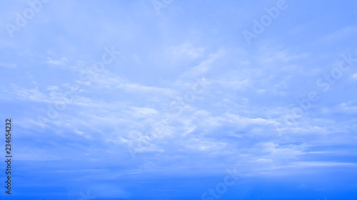 blue sky with clouds isolated nature background