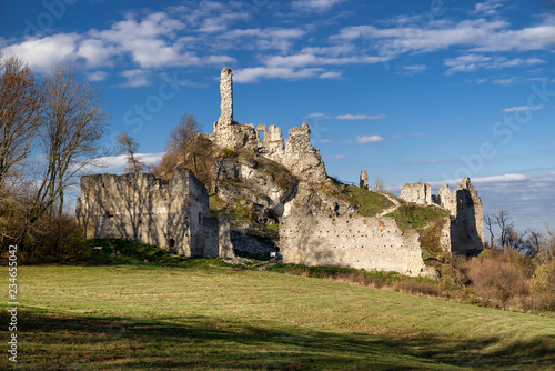 Ruins of Korlatko castle, Slovakia photo