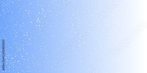 Falling snow background. Vector illustration with snowflakes. Winter snowing sky. Eps 10.
