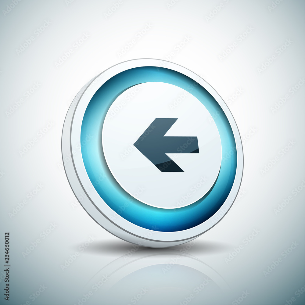 Left Arrow Sign illustration