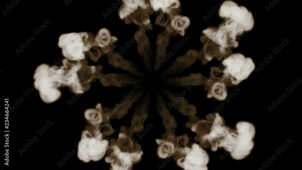 smoke isolated on black background. Smoke streams form a beautiful radial structure 2 smoke isolated on black background. Smoke streams form a beautiful radial structure 2
