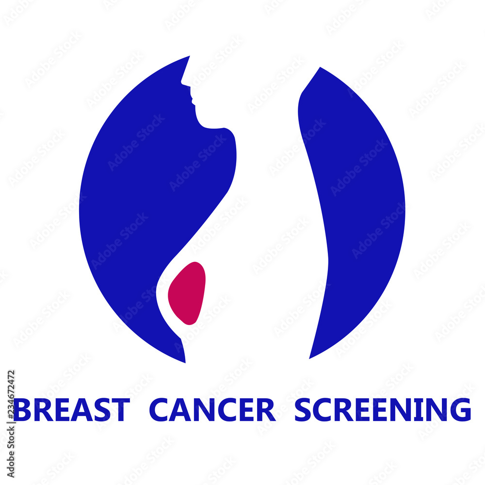 Breast Cancer Screening - Vector