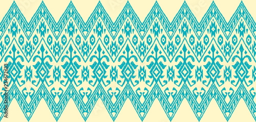 Ikat geometric folklore pattern.