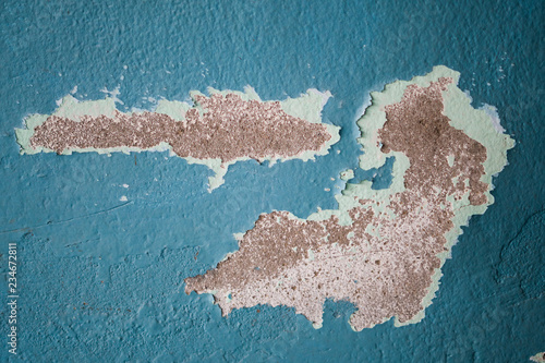 colour with scratches and cracks