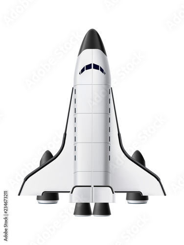 Vector spacecraft shuttle rocket mock up realistic
