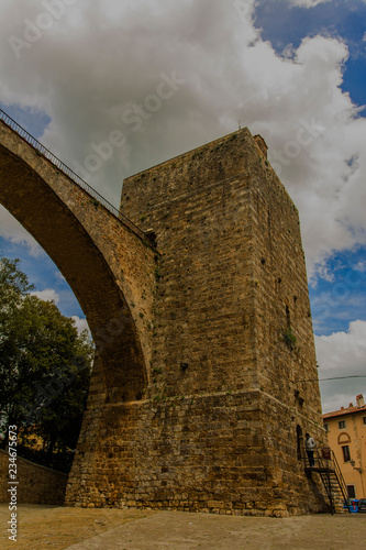 Massa Marittima , Italy - Sienese arch