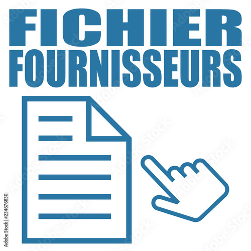 Logo fichier fournisseurs.