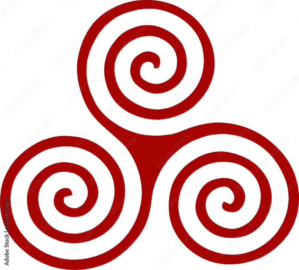 Triskelion Triple Spiral Triskelion Triple Spiral