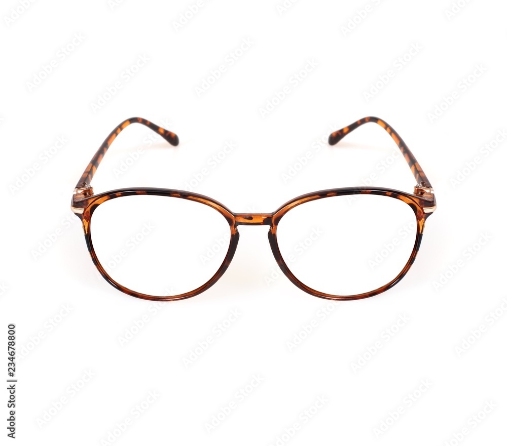 Glasses isolated on white background for applying on a portrait Glasses isolated on white background for applying on a portrait
