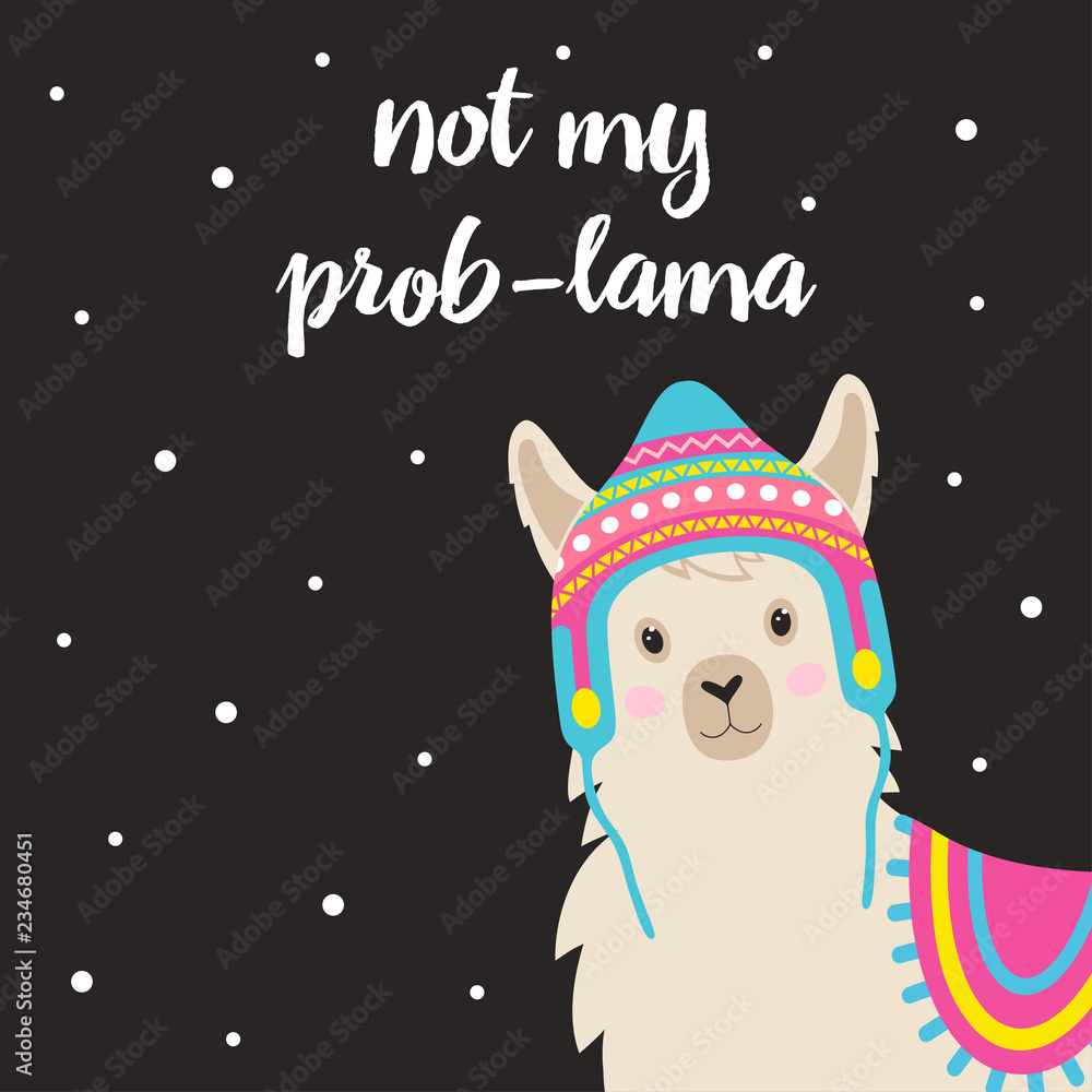 cute winter llama cute winter llama