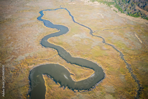 Aerial of East Point Lighthouse Heislerville NJ photo