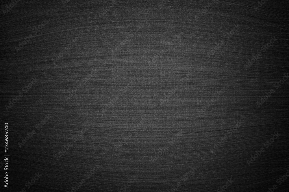 Fototapeta premium Black checked background based on steel plate with vignette.