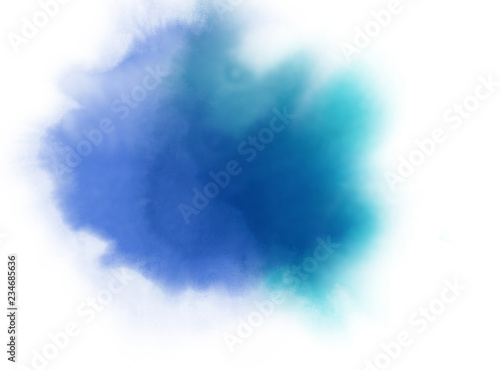 Abstract beautiful Colorful shape watercolor illustration painting background and backdrop.