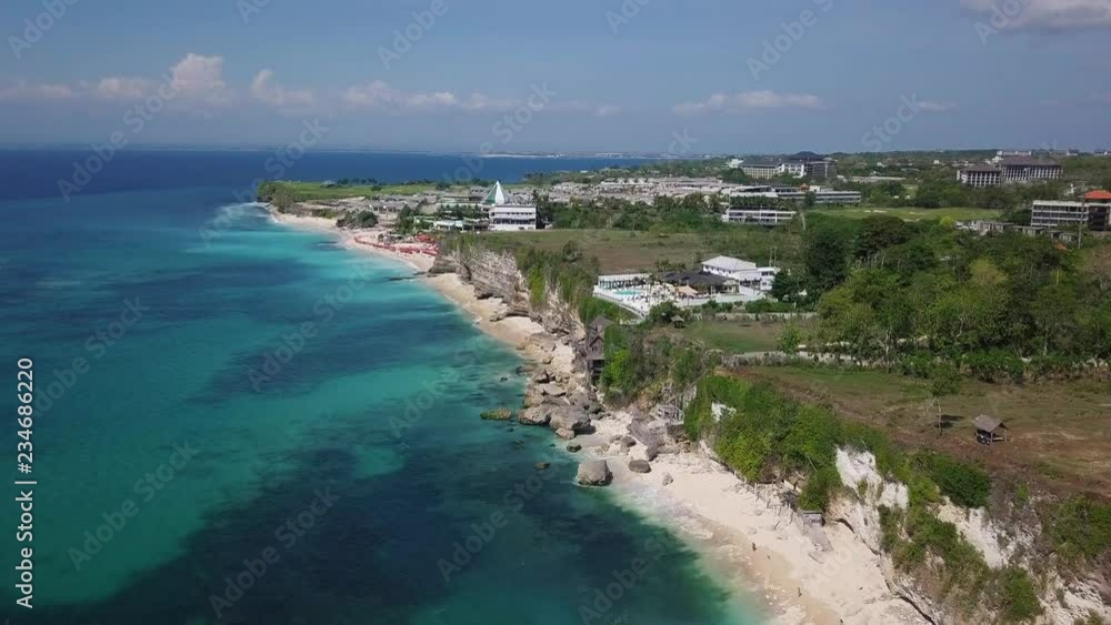 Dreamland beach from aerial top view. Dreamland beach from aerial top view.