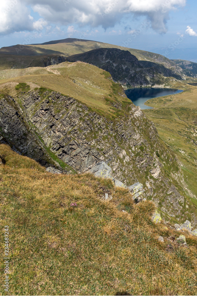 Summer view of The Kidney Lake, Rila Mountain, The Seven Rila Lakes, Bulgaria Summer view of The Kidney Lake, Rila Mountain, The Seven Rila Lakes, Bulgaria
